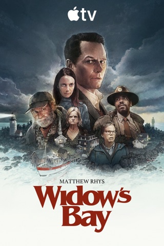 Widow’s Bay官方竖版海报。素材来自Apple TV公开发布页,使用原有画幅;图中季数与宣传日期属于该版本。
